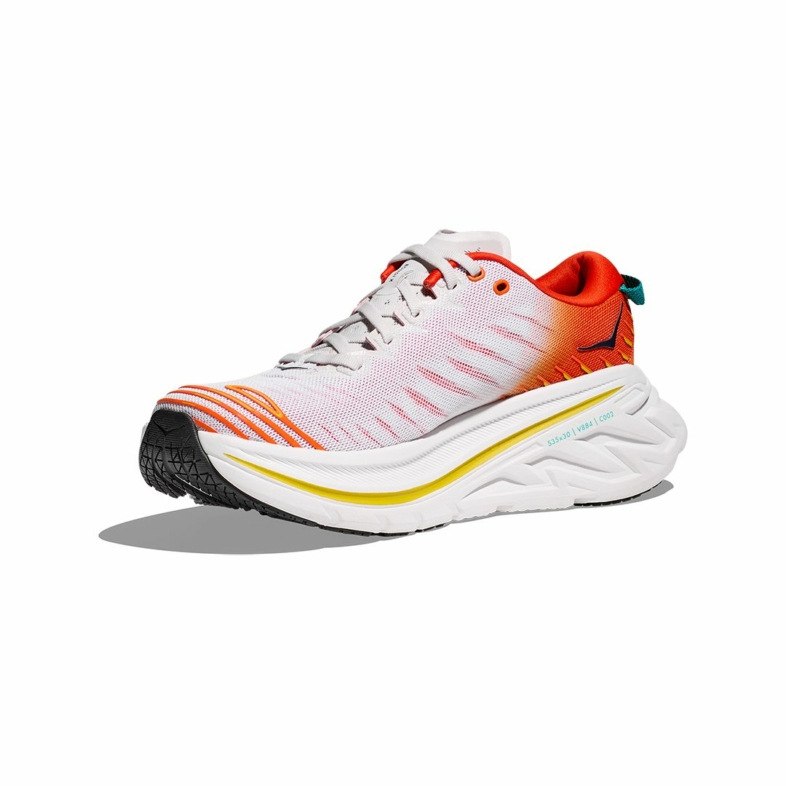 HOKA Bondi X Blanc De Blanc/Flame - HOKA® Oficial Chile