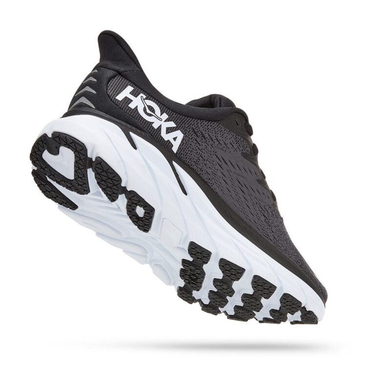 HOKA Clifton 8 Black/White - Imagen 3