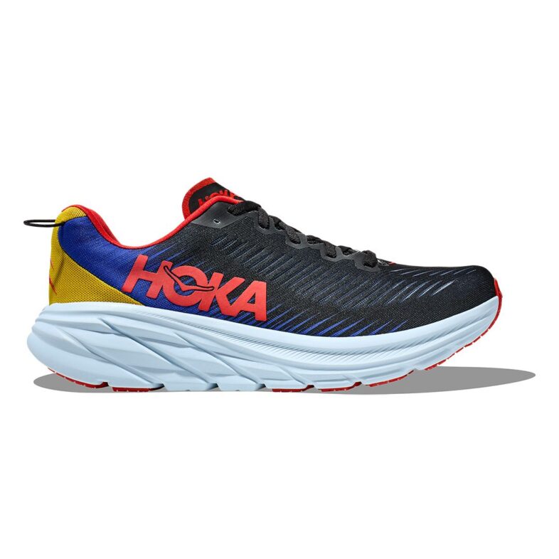 HOKA Rincon 3 Black Dazzling Blue - Imagen 1