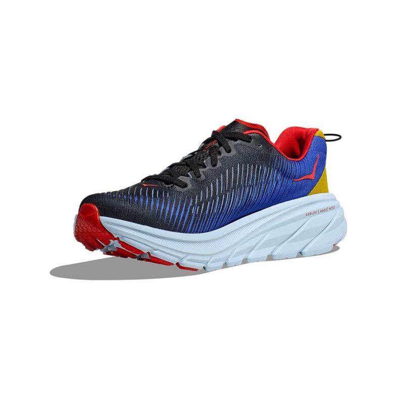 HOKA Rincon 3 Black Dazzling Blue - Imagen 3