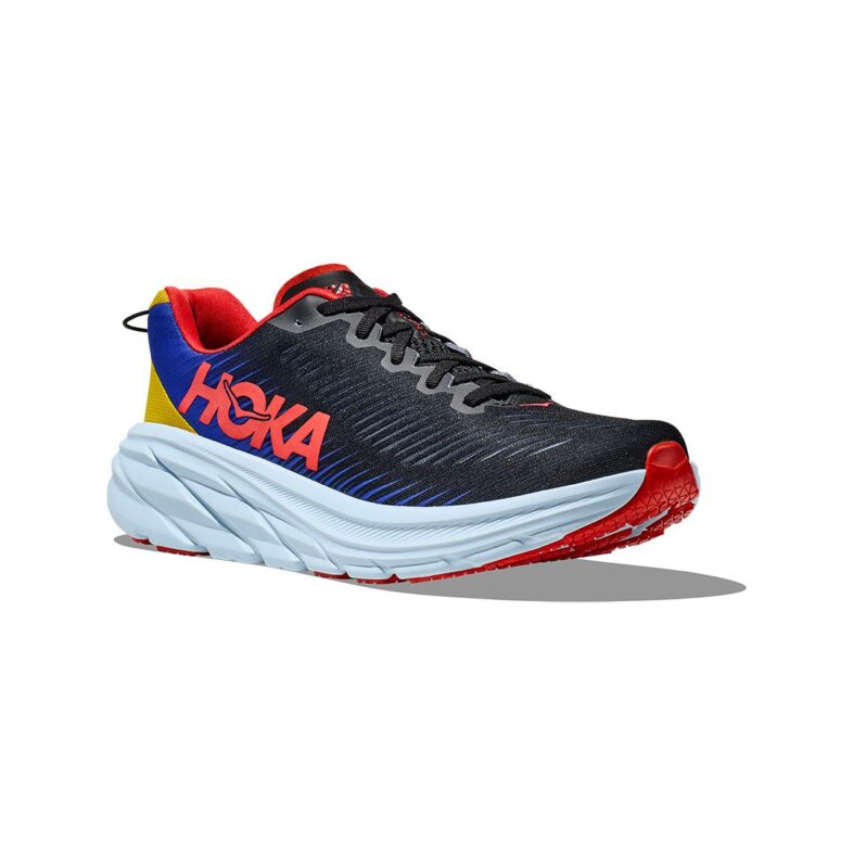 HOKA Rincon 3 Black Dazzling Blue - Imagen 6