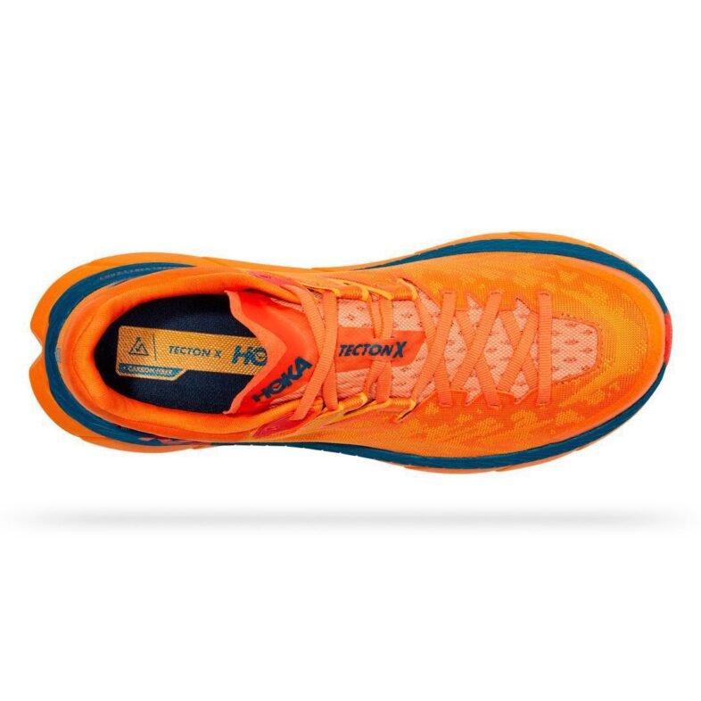 HOKA Tecton X Persimmon Orange Radiant Yellow - Imagen 5