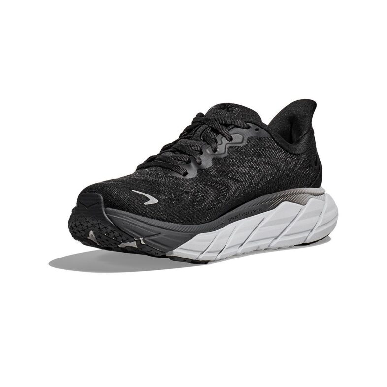 HOKA Arahi 6 Black White - Imagen 3