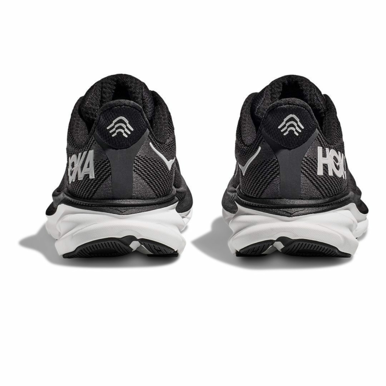 HOKA Clifton 9 Black White - HOKA® Oficial Chile