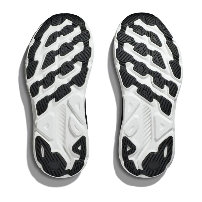 HOKA Clifton 9 Black White - Imagen 7