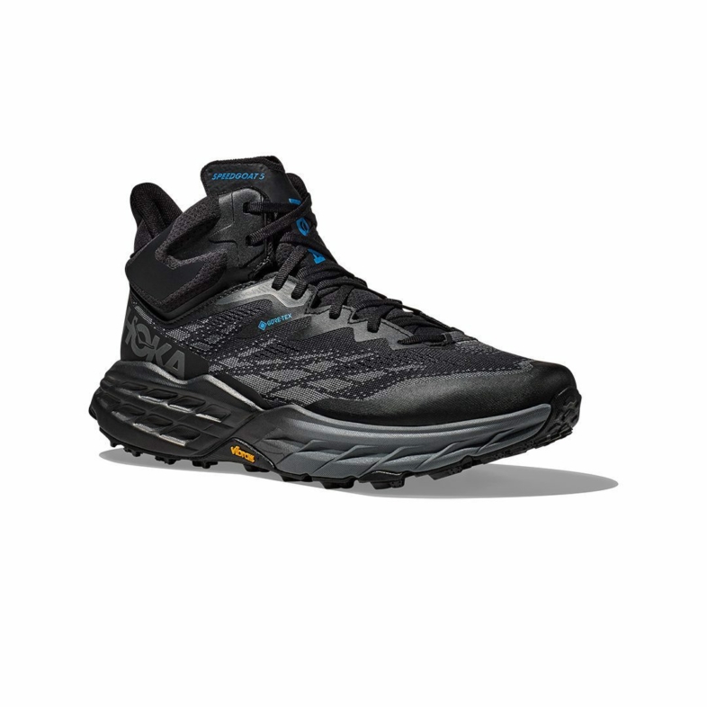 HOKA Speedgoat 5 Mid GTX Black - HOKA® Oficial Chile