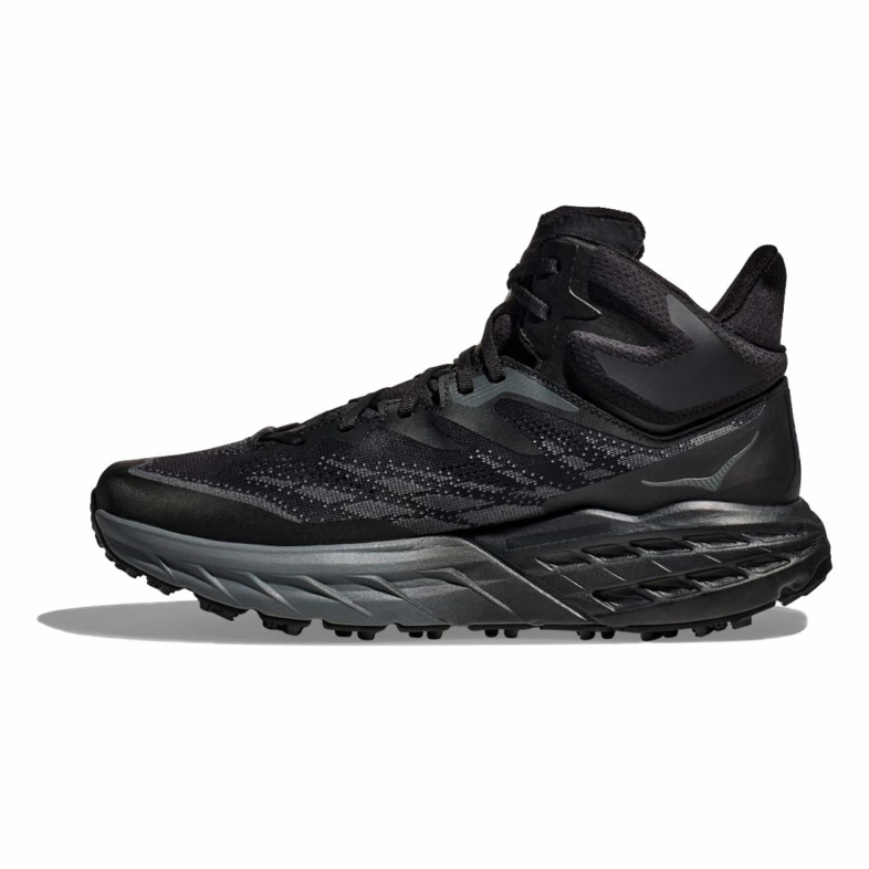 HOKA Speedgoat 5 Mid GTX Black - HOKA® Oficial Chile