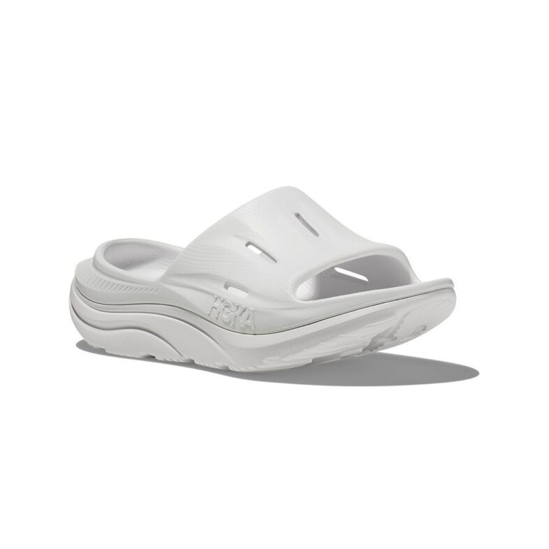 Sandalias HOKA Chile Ora Recovery Slide 3 White - Imagen 6