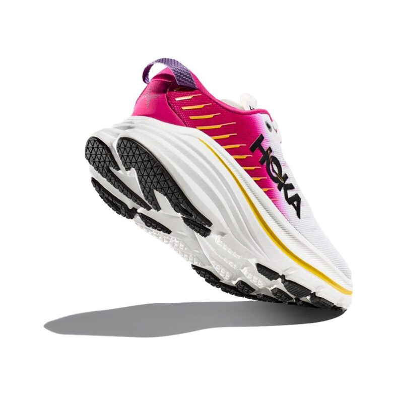 HOKA Bondi X Blanc de Blanc/Pink Yarrow - Imagen 4