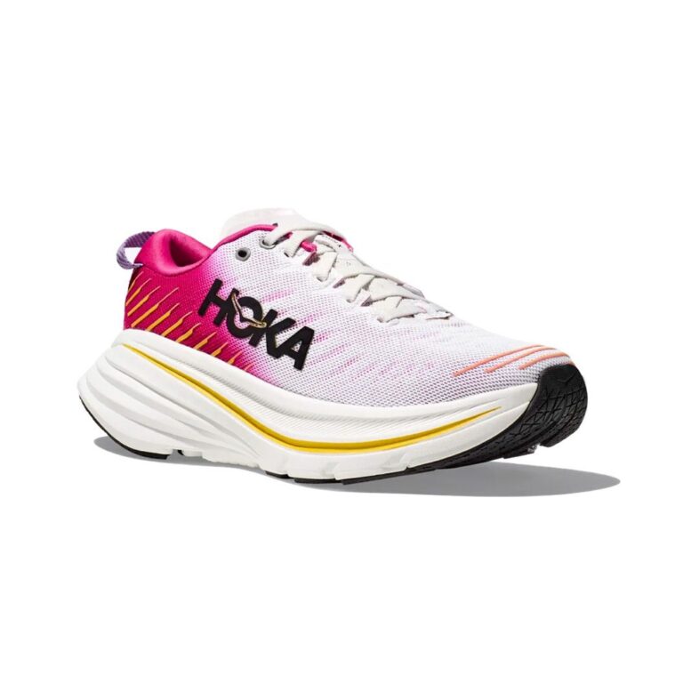HOKA Bondi X Blanc de Blanc/Pink Yarrow - Imagen 6