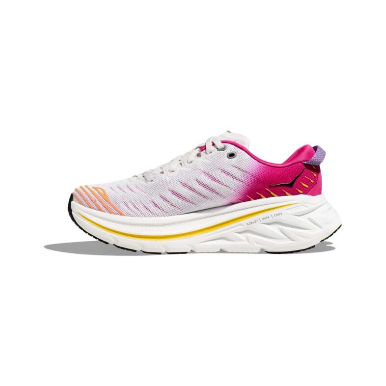HOKA Bondi X Blanc de Blanc/Pink Yarrow - Imagen 8