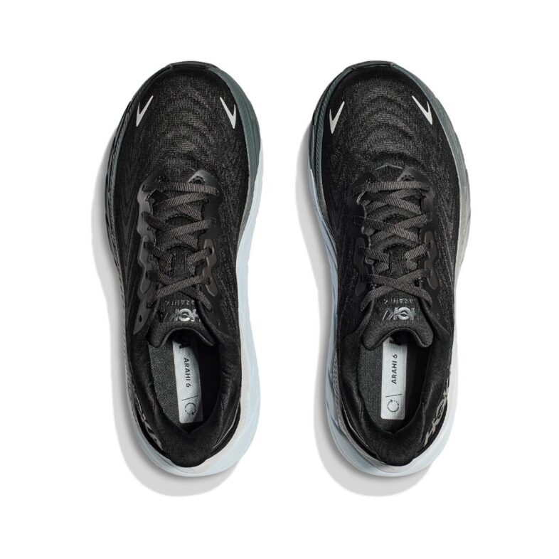HOKA Arahi Chile 6 Black/White - Imagen 2
