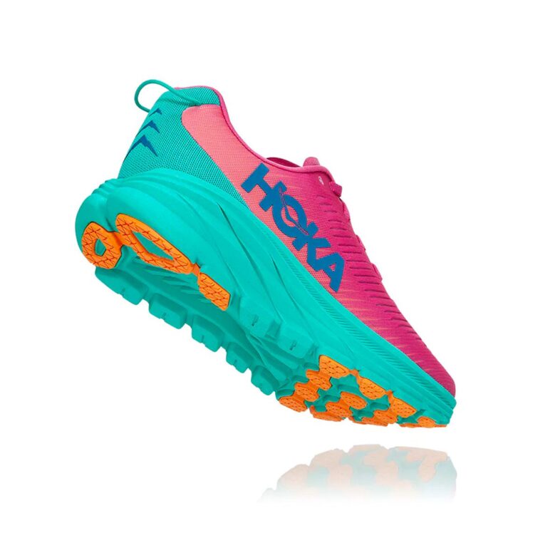 HOKA Rincon 3 Camellia/Radiant Yellow - Imagen 3