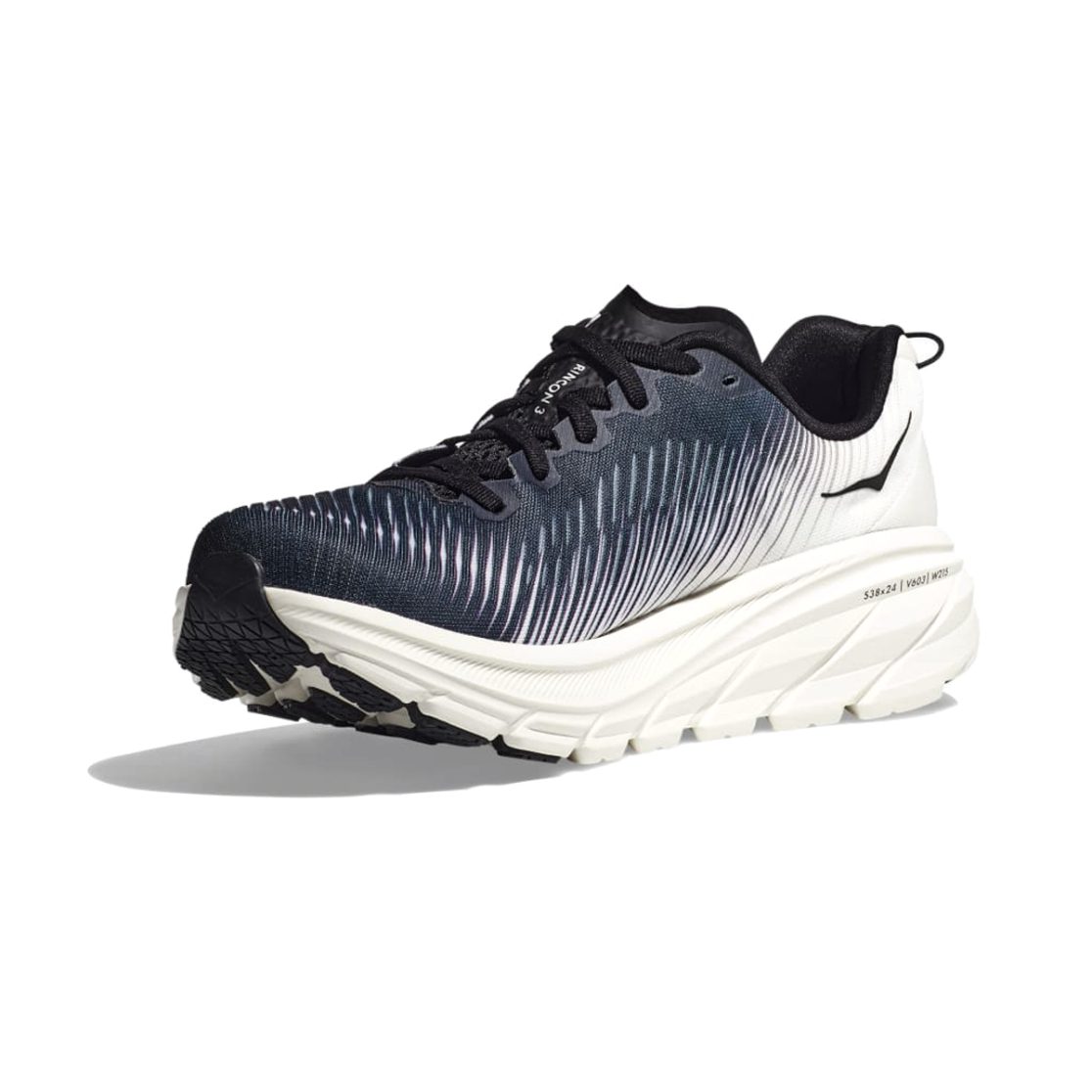 HOKA Rincon 3 Black/White - HOKA® Oficial Chile