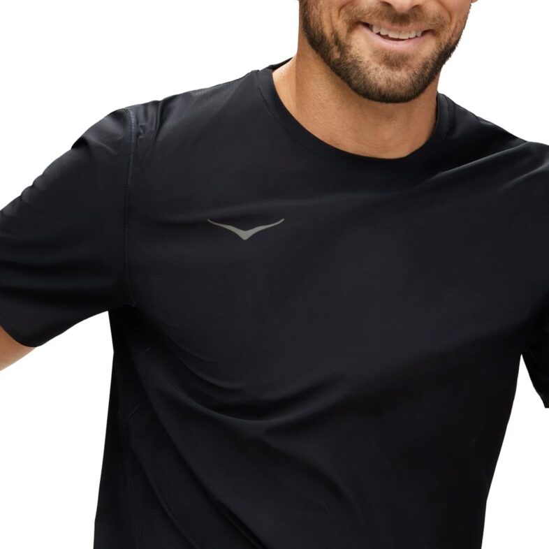 Polera Hoka Hombre Airolite Black - Imagen 4