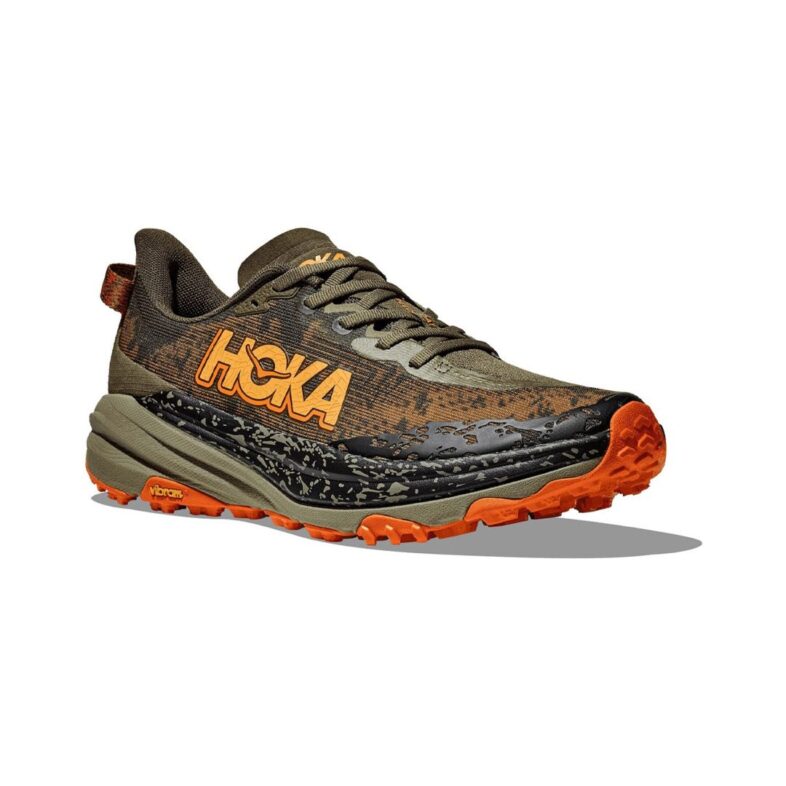 Hoka Speedgoat 6 Hombre Antique Olive/Squash - Imagen 6