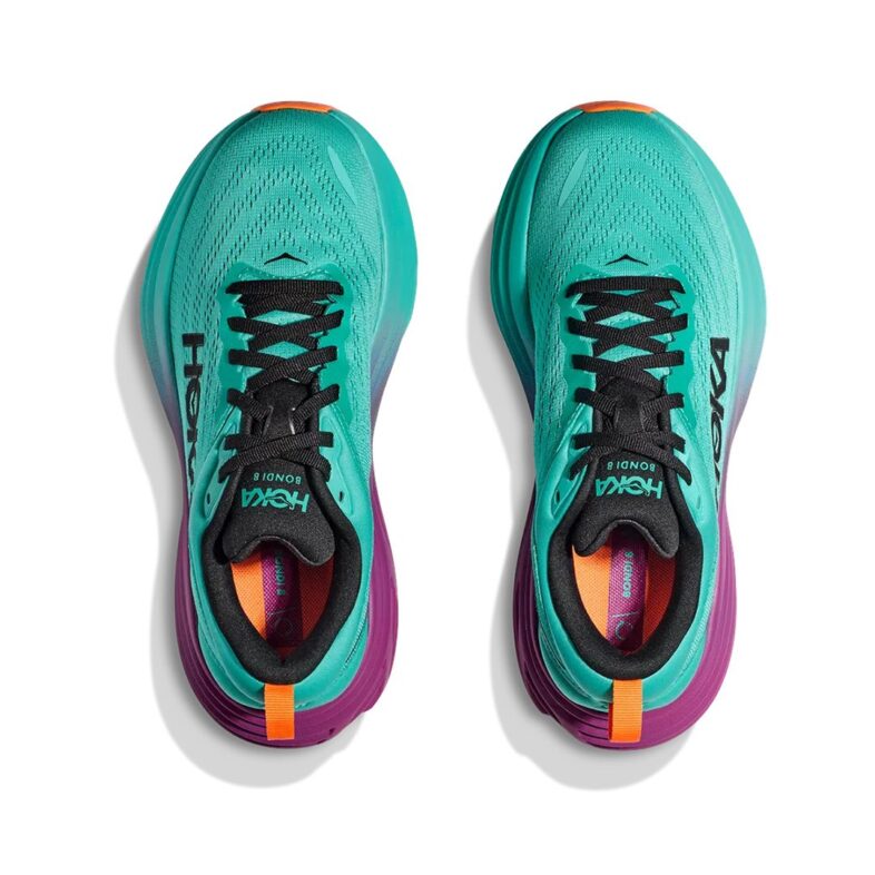 Hoka Bondi 8 Electric Aqua/Black - Imagen 2