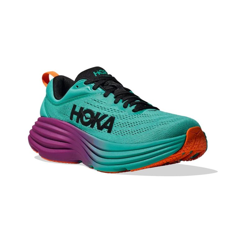 Hoka Bondi 8 Electric Aqua/Black - Imagen 3