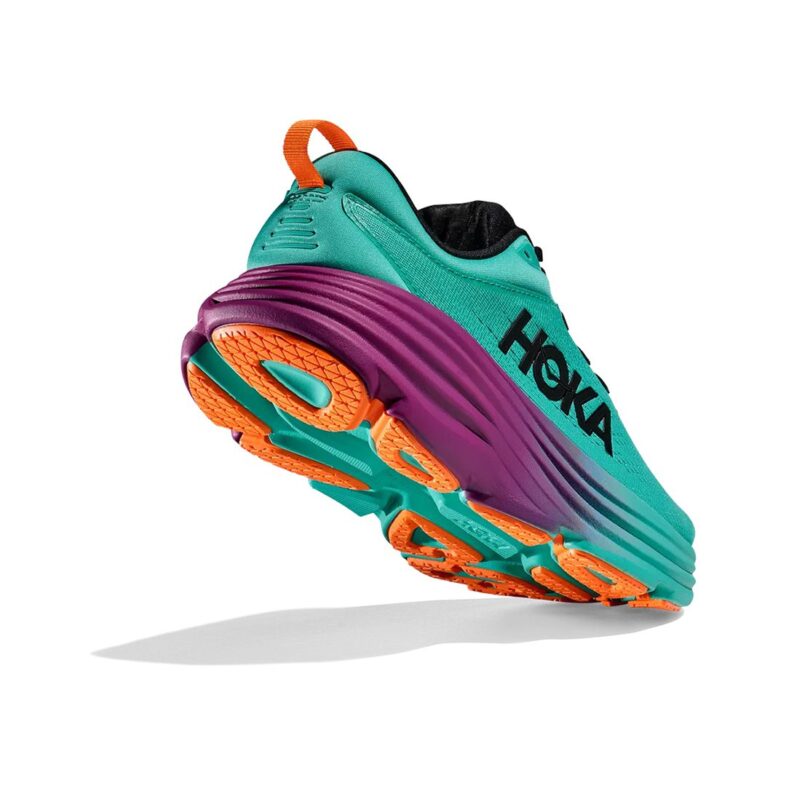 Hoka Bondi 8 Electric Aqua/Black - Imagen 4