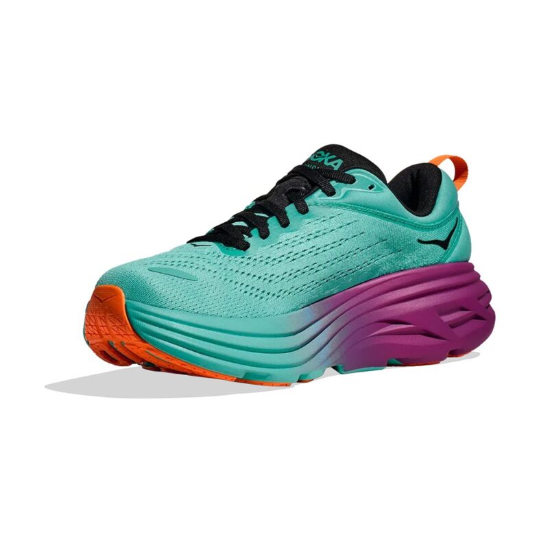 Hoka Bondi 8 Electric Aqua/Black - Imagen 6