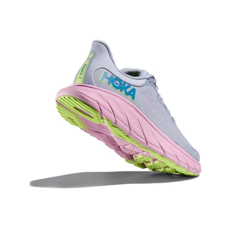 Hoka Arahi 7 Mujer Gull /Pink Twilight - Imagen 4