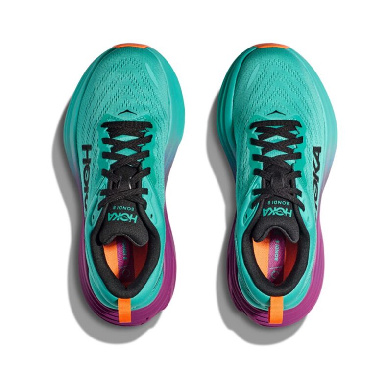 Hoka Bondi 8 Electric Aqua/Black - Imagen 2