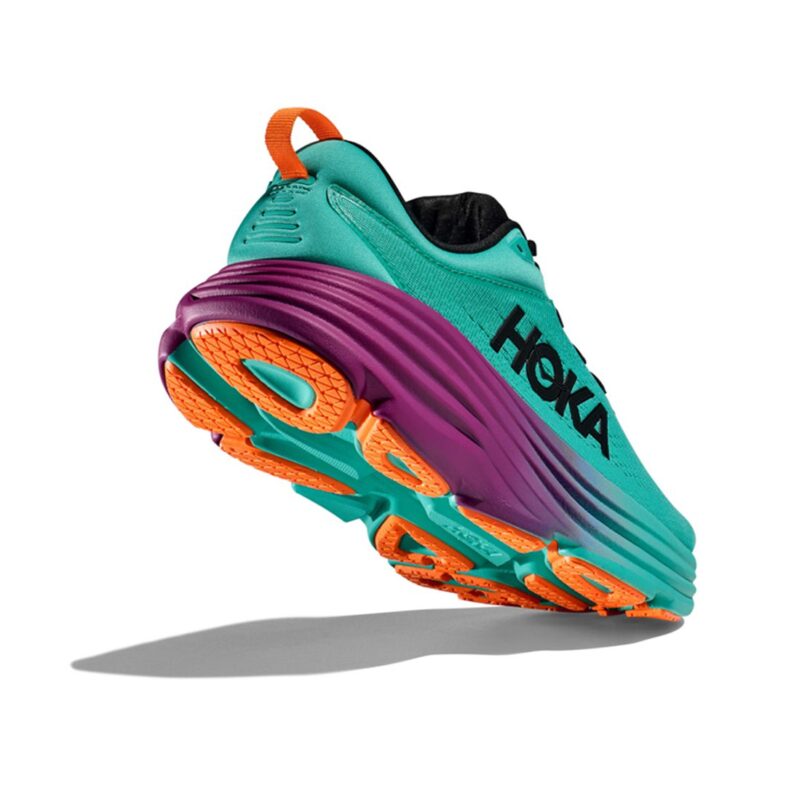 Hoka Bondi 8 Electric Aqua/Black - Imagen 4