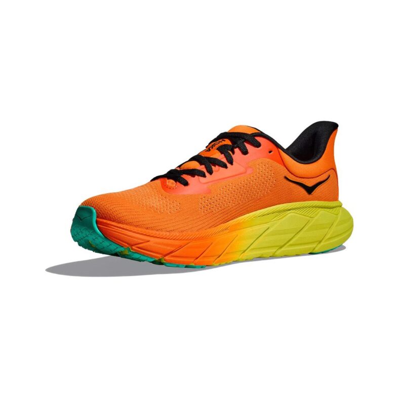 Hoka Arahi 7 Hombre Electric Tangerine/Black - Imagen 3