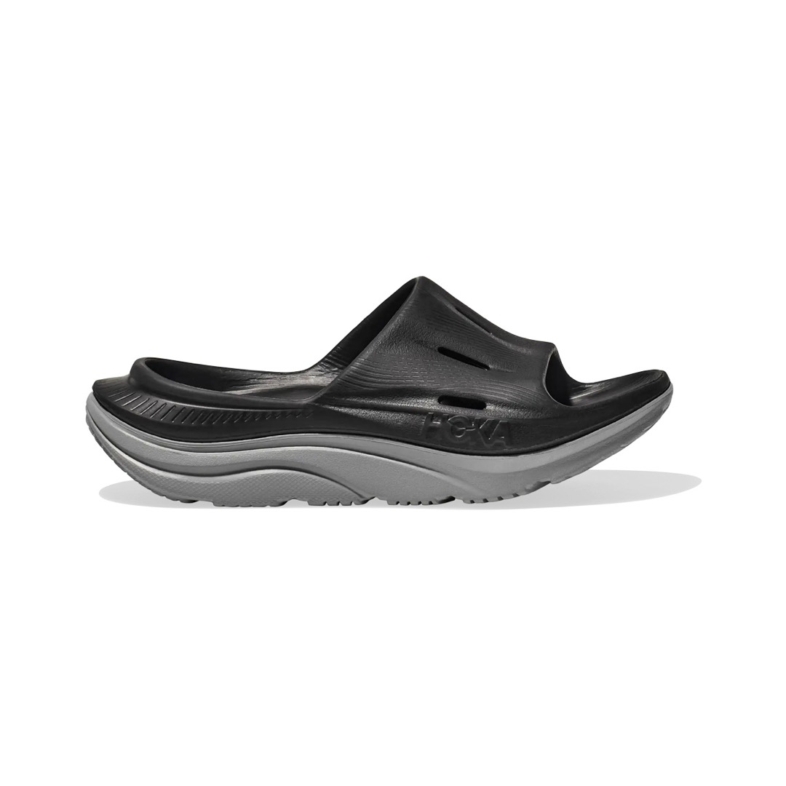 Sandalias HOKA Chile Ora Recovery Slide 3 Black/Stellar Grey