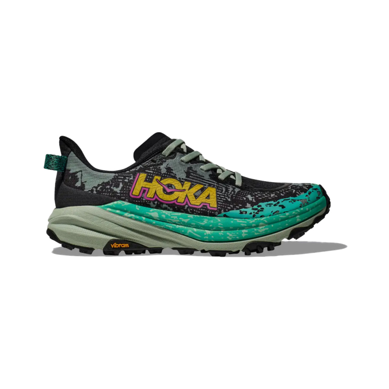 HOKA Speedgoat 6 Black/Aloe Vera