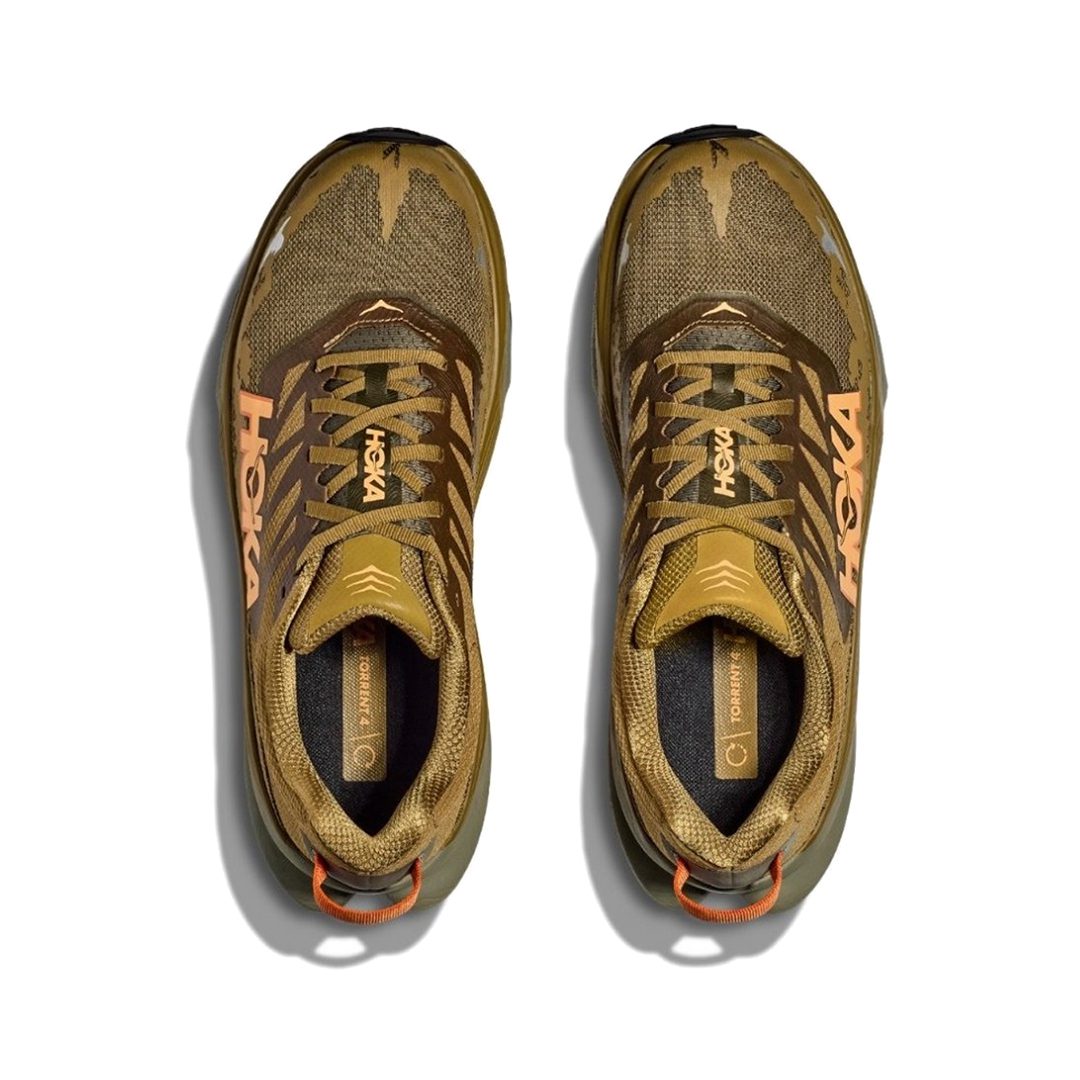 HOKA Torrent 4 Hombre Honey/Antique Olive - HOKA® Oficial Chile