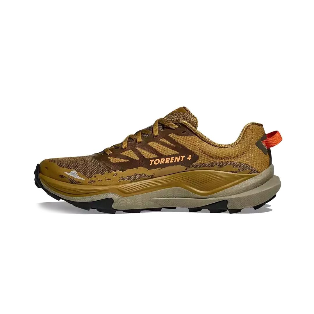 H ④ー4 HOKA Torrent 4 Hombre Honey/Antique Olive - HOKA® Oficial Chile