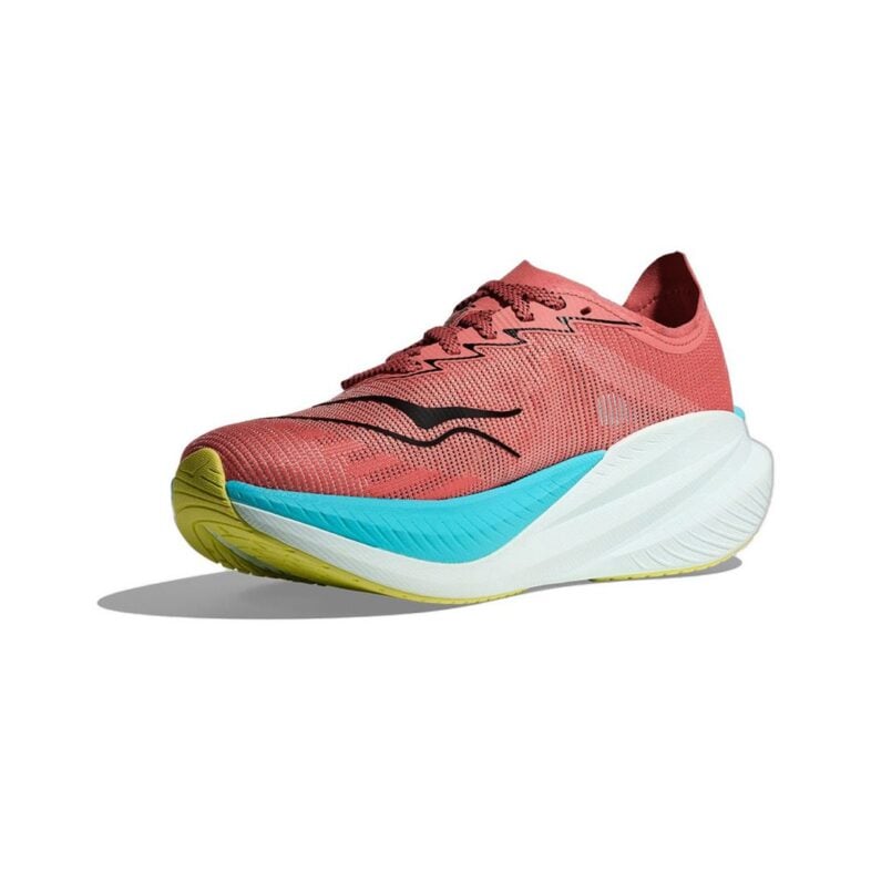 Hoka Mach X 2 Hombre Grapefruit/Electric Coral - Imagen 3