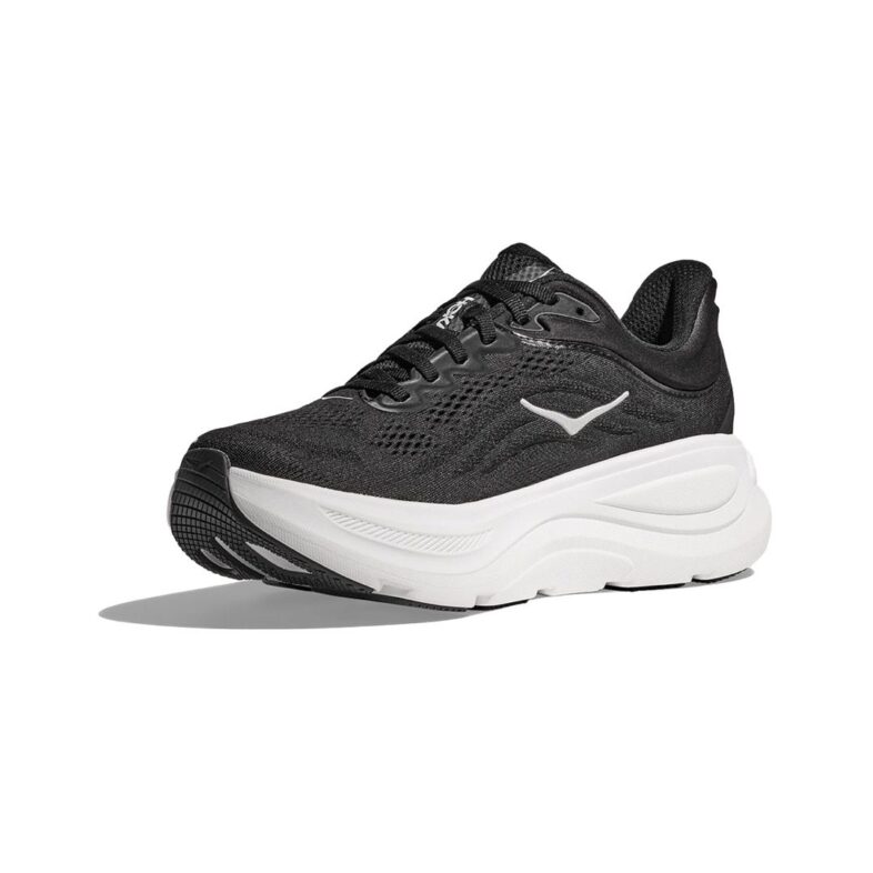 Hoka Bondi 9 Mujer Black/White - Imagen 3