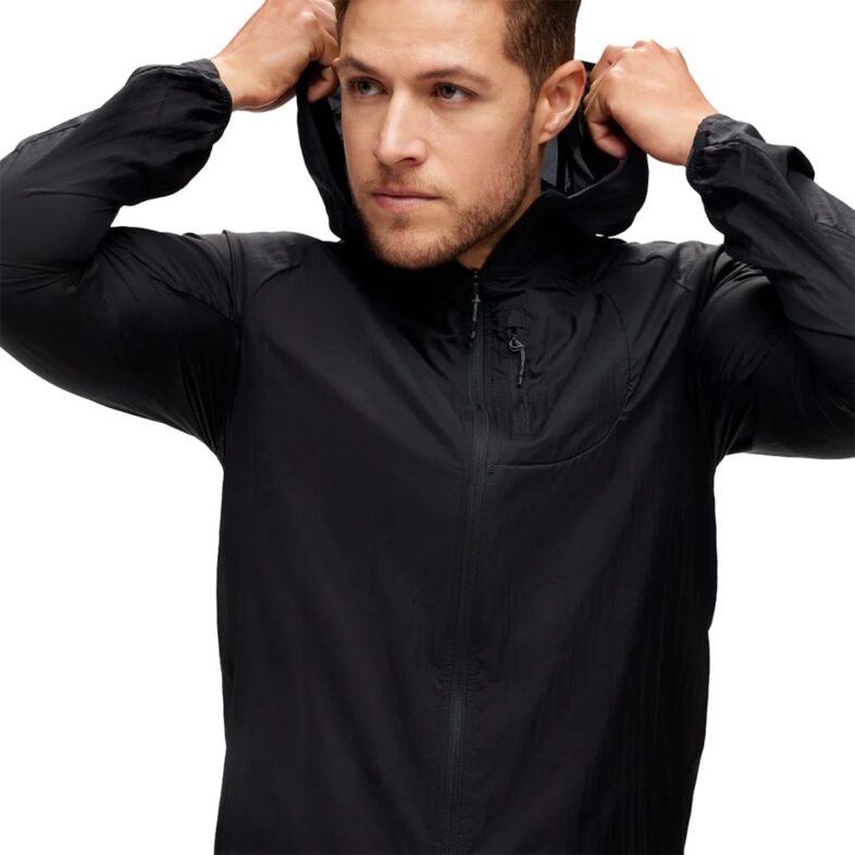 Hoka Chaqueta Skyflow Hombre Black - Imagen 4