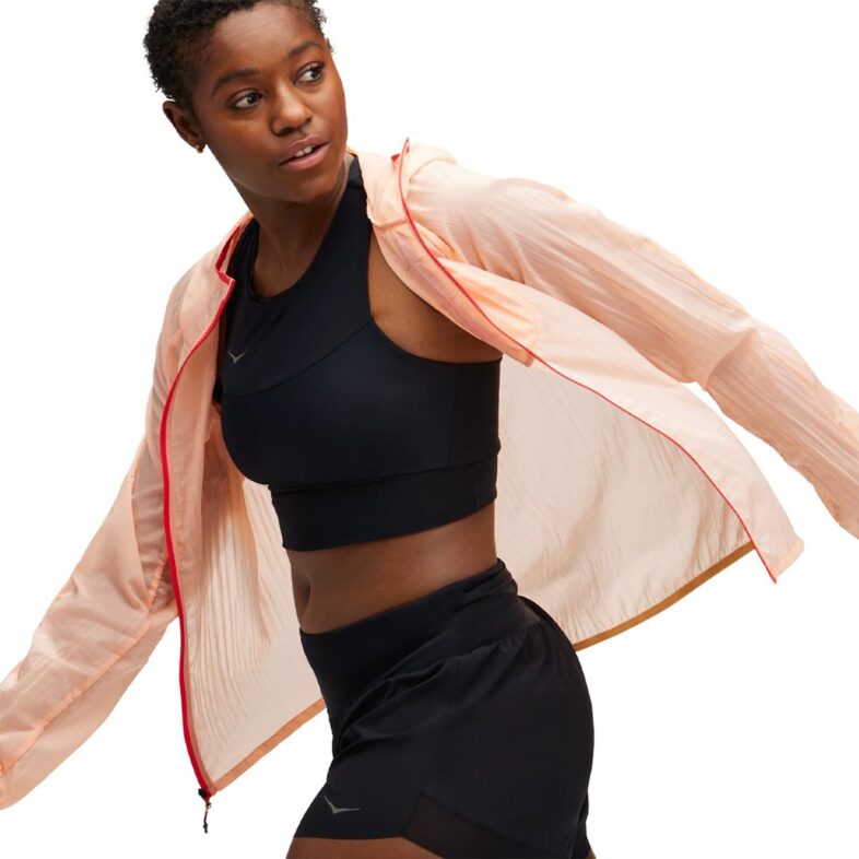Chaqueta Hoka Skyflow Mujer Apricot - Imagen 3