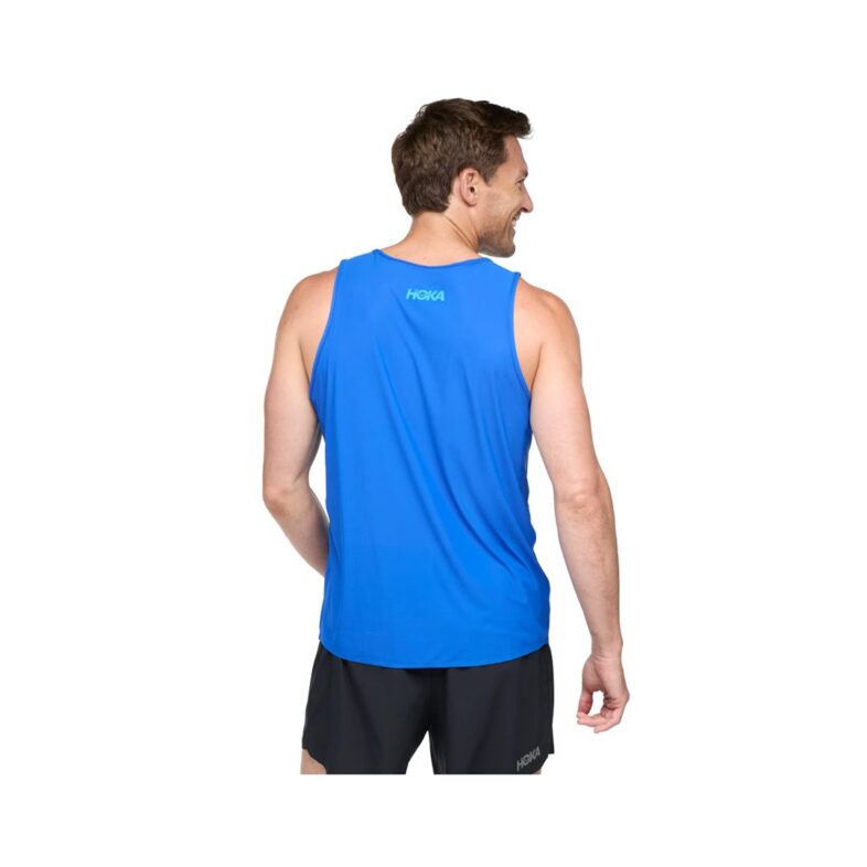 Polera Hoka Hombre Airolite Blue - Imagen 2