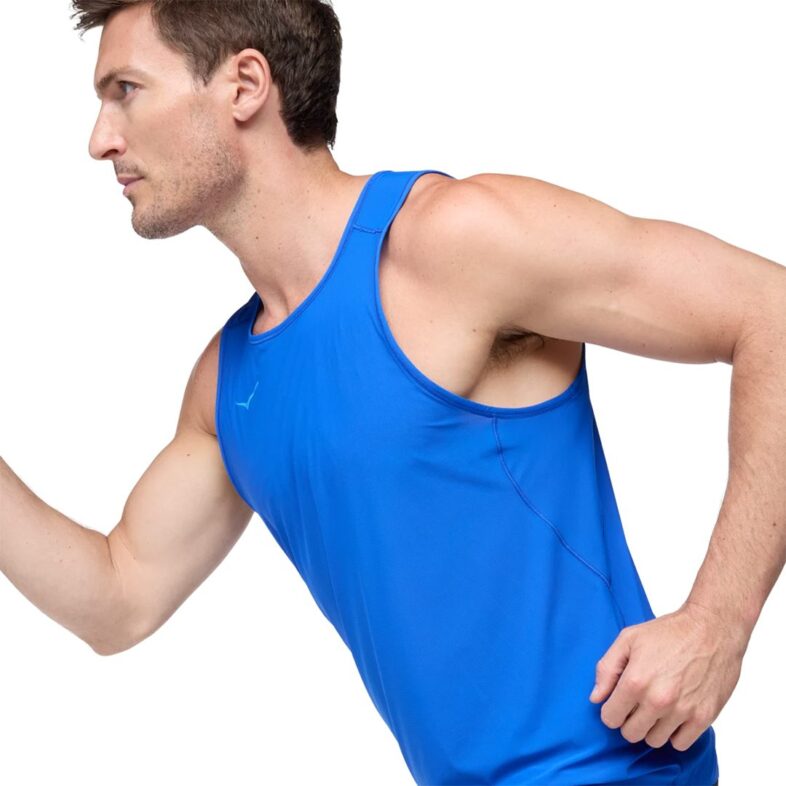 Polera Hoka Hombre Airolite Blue - Imagen 4