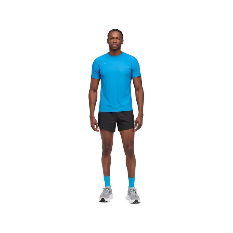 Polera Hoka Hombre Airolite Run Blue - Imagen 3