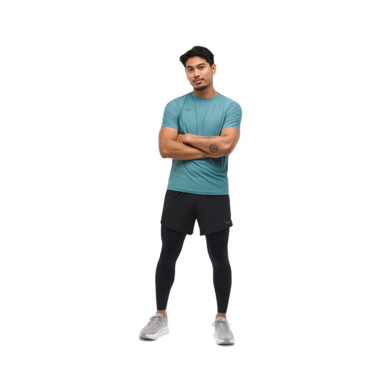 Polera Hoka Hombre Airolite Run Blue - Imagen 3