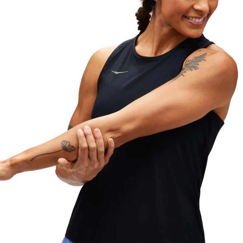 Polera Hoka Mujer Airolite Run Black - Imagen 3