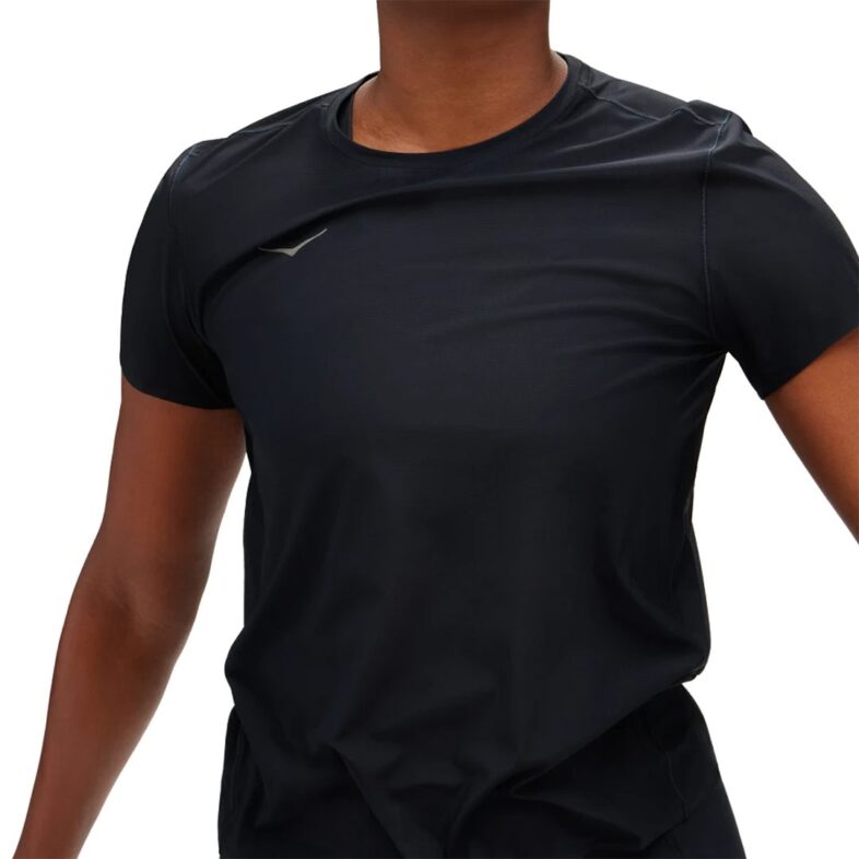 Polera Hoka Mujer Airolite Run Black - Imagen 4