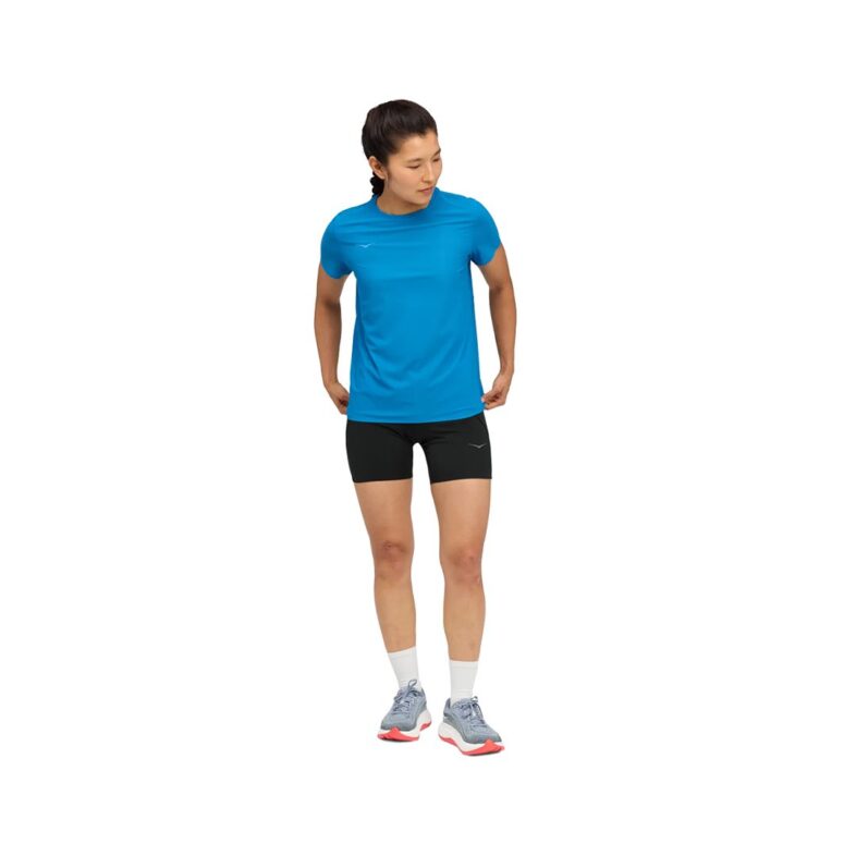 Polera Hoka Mujer Airolite Run Blue - Imagen 3