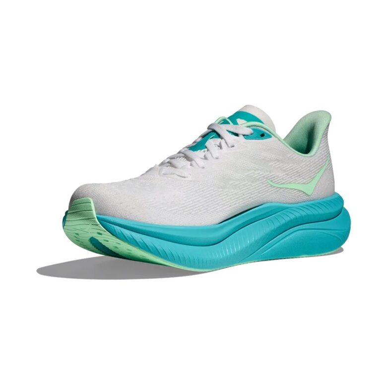 Hoka Mach 6 Mujer White/Cielo Blue - Imagen 3