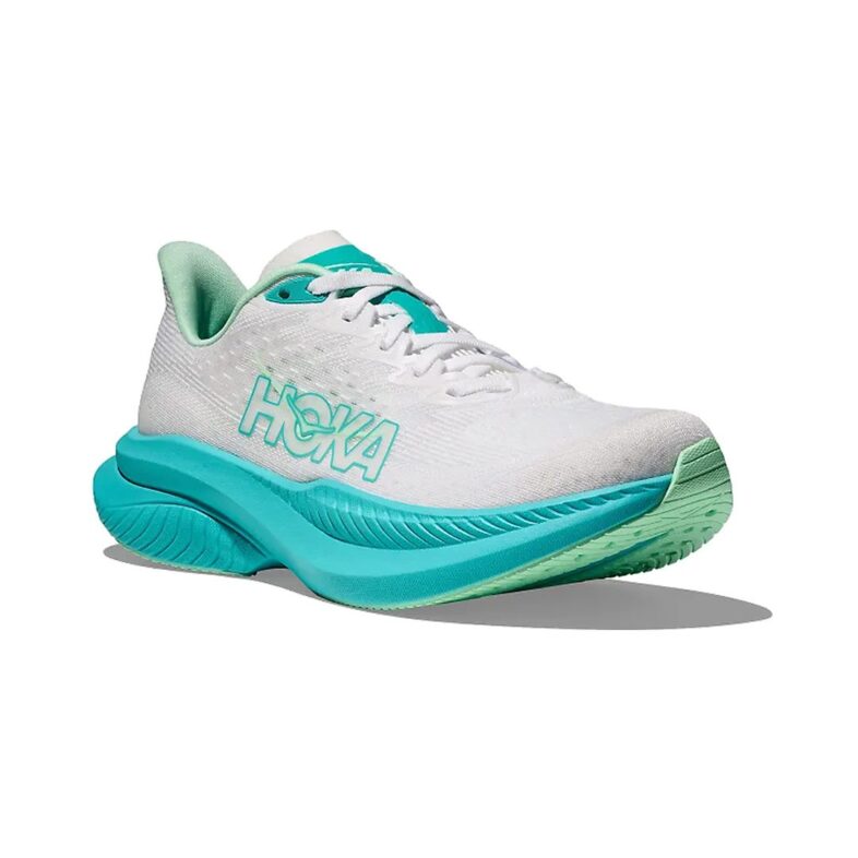 Hoka Mach 6 Mujer White/Cielo Blue - Imagen 6