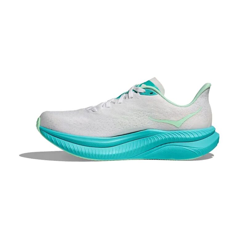 Hoka Mach 6 Mujer White/Cielo Blue - Imagen 8