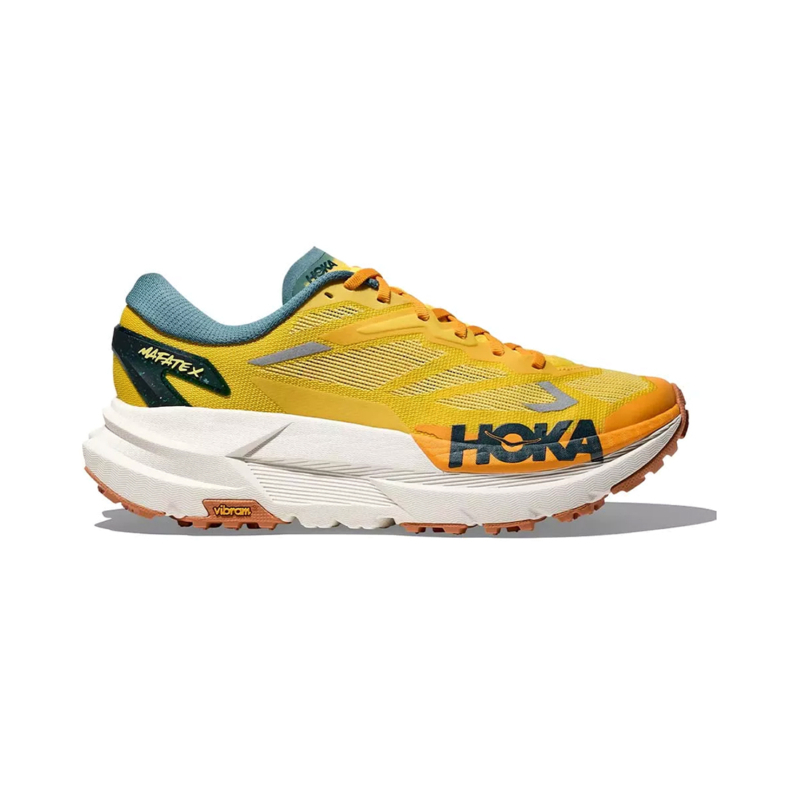 Zapatillas Hoka Torrent 3 Para Trail Running Hombre - Turquesa Y Amarillo, Ligeras Y Con Agarree