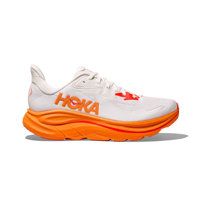 Hoka Clifton 10 Mujer Frost/Orange Zest