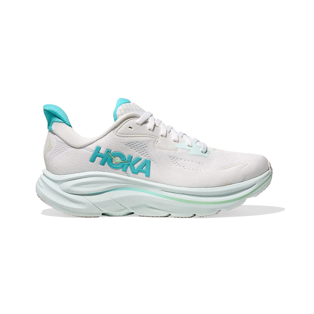 Hoka Clifton 10 Mujer White/Blue