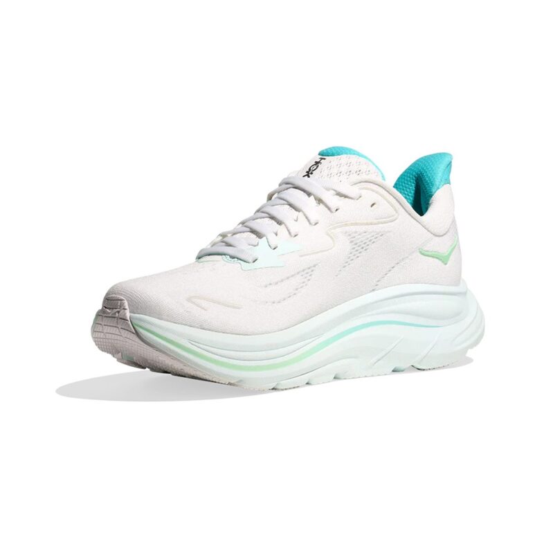 Hoka Clifton 10 Mujer White/Blue - Imagen 3
